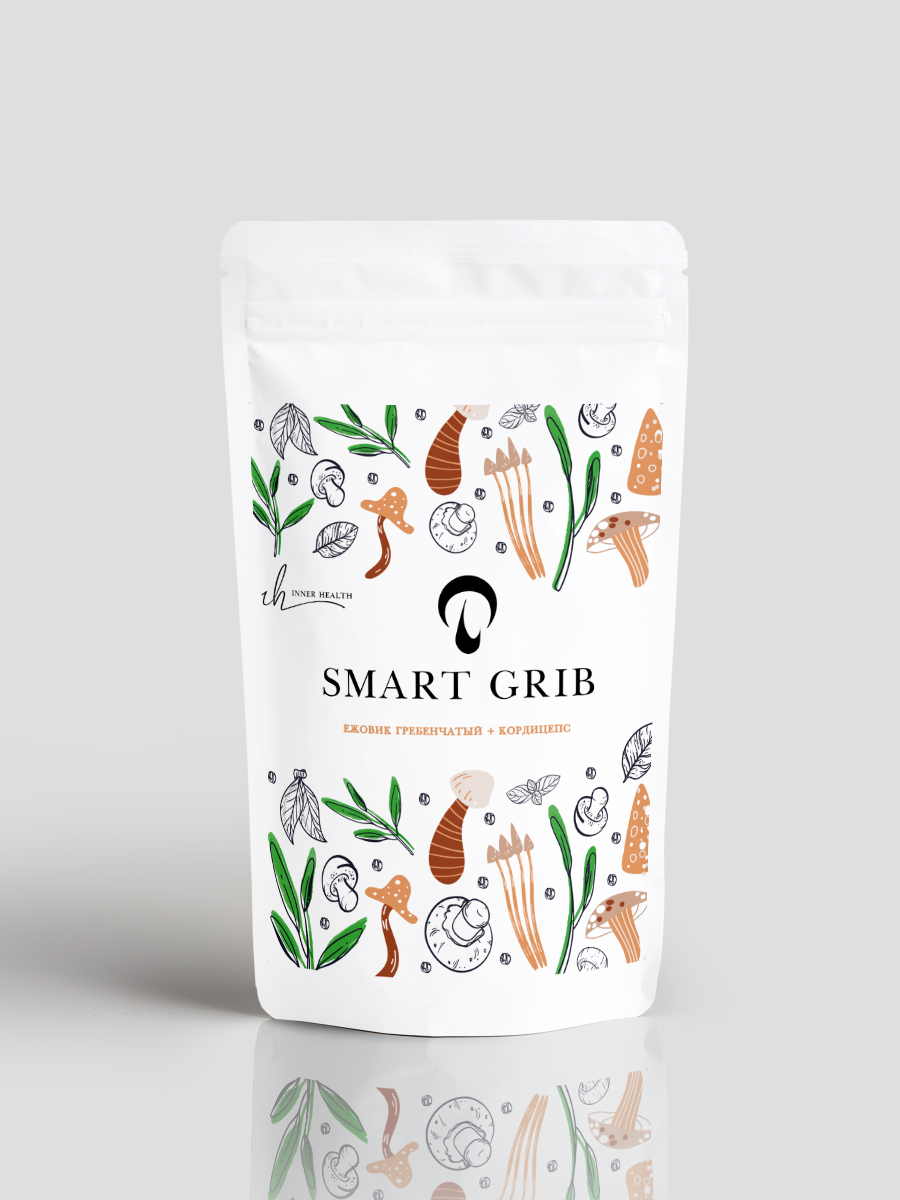 Ежовик гребенчатый + кордицепс военный